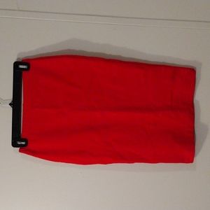 Body forming red skirt